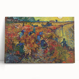 Impressionist Vineyard Wall Art - The Red Vineyard by Van Gogh