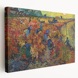 Impressionist Vineyard Wall Art - The Red Vineyard by Van Gogh