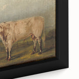 Classic Romantic Paintings: A Young Bull - Historic Pastoral Wall Art
