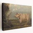 Classic Romantic Paintings: A Young Bull - Historic Pastoral Wall Art