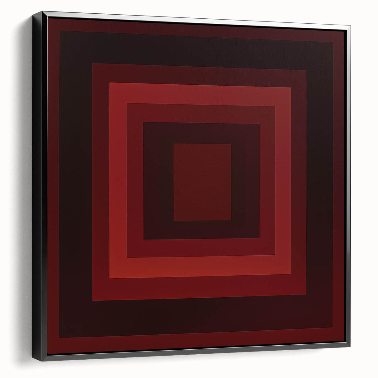 Framed Bedroom Wall Art – Black and Burgundy Canvas