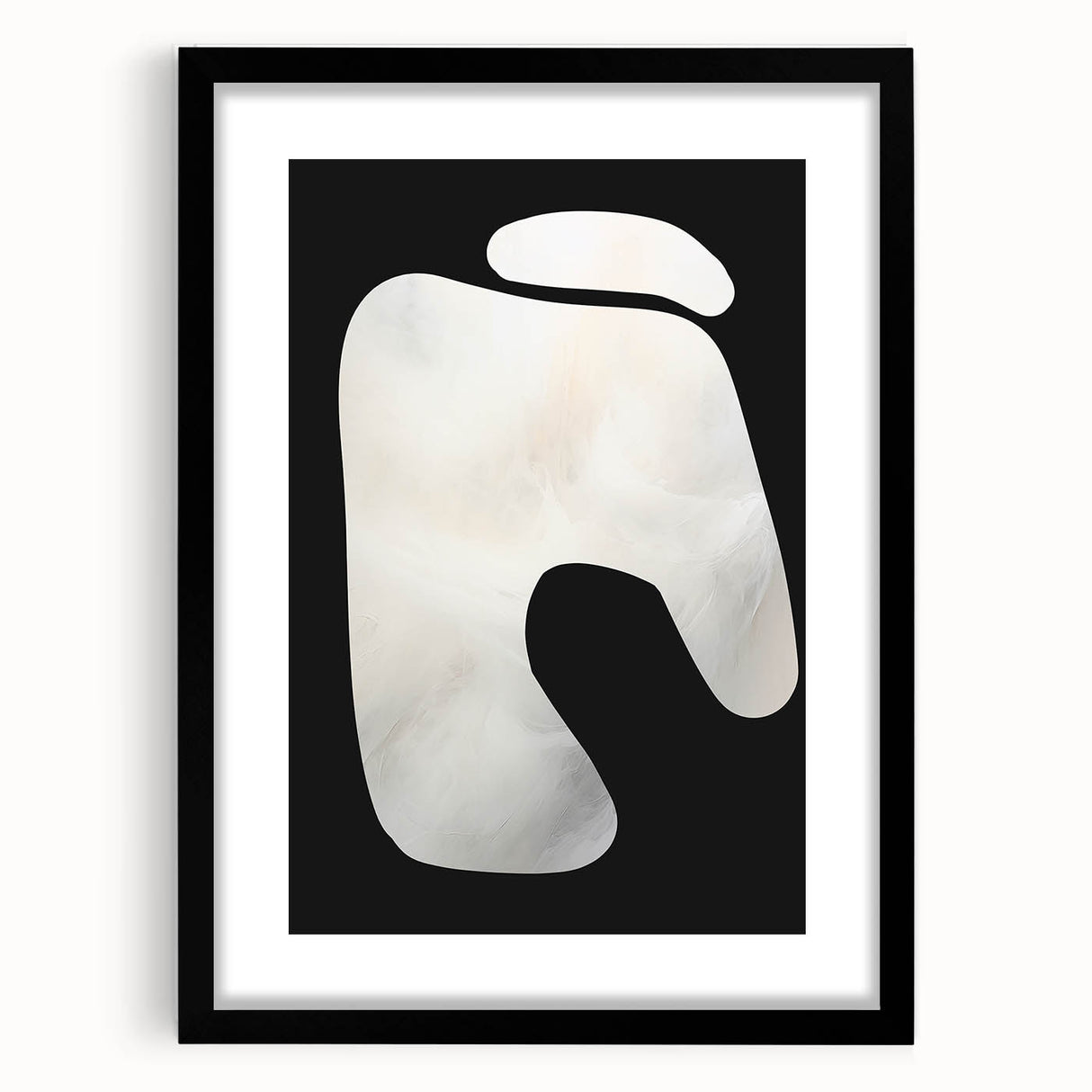 Dining Room Wall Decor – Abstract Monochrome Art for Modern Spaces
