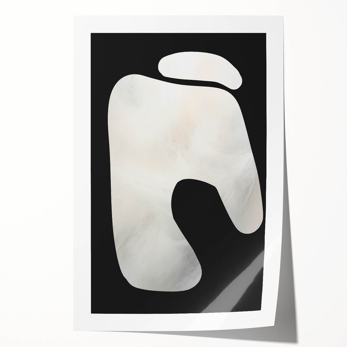 Dining Room Wall Decor – Abstract Monochrome Art for Modern Spaces