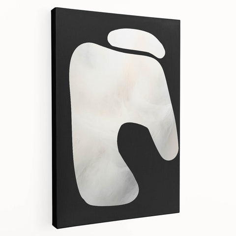 Dining Room Wall Decor – Abstract Monochrome Art for Modern Spaces
