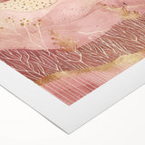 Abstract landscape wall art on rolled canvas, showcasing vibrant colors and organic shapes, ideal for modern home decor or artistic spaces. Perfect for enhancing interiors with a contemporary touch.
