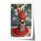 Impressionist Wall Art: Claude Monet's Camille in Japanese Costume Print