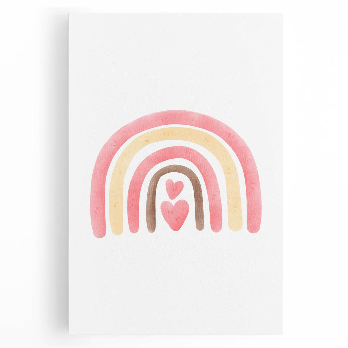 Playroom Wall Art - Heart Rainbow Kids Room Wall Decor
