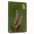 Modern Wall Art: Mednyánszky’s Study of a Seated Man in Earth Tones