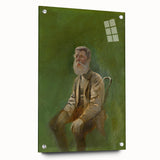 Modern Wall Art: Mednyánszky’s Study of a Seated Man in Earth Tones