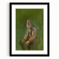 Modern Wall Art: Mednyánszky’s Study of a Seated Man in Earth Tones