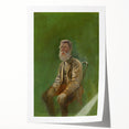 Modern Wall Art: Mednyánszky’s Study of a Seated Man in Earth Tones