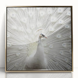 Framed acrylic print of a close-up animal photograph in gold, ideal for nursery wall art or modern decor.