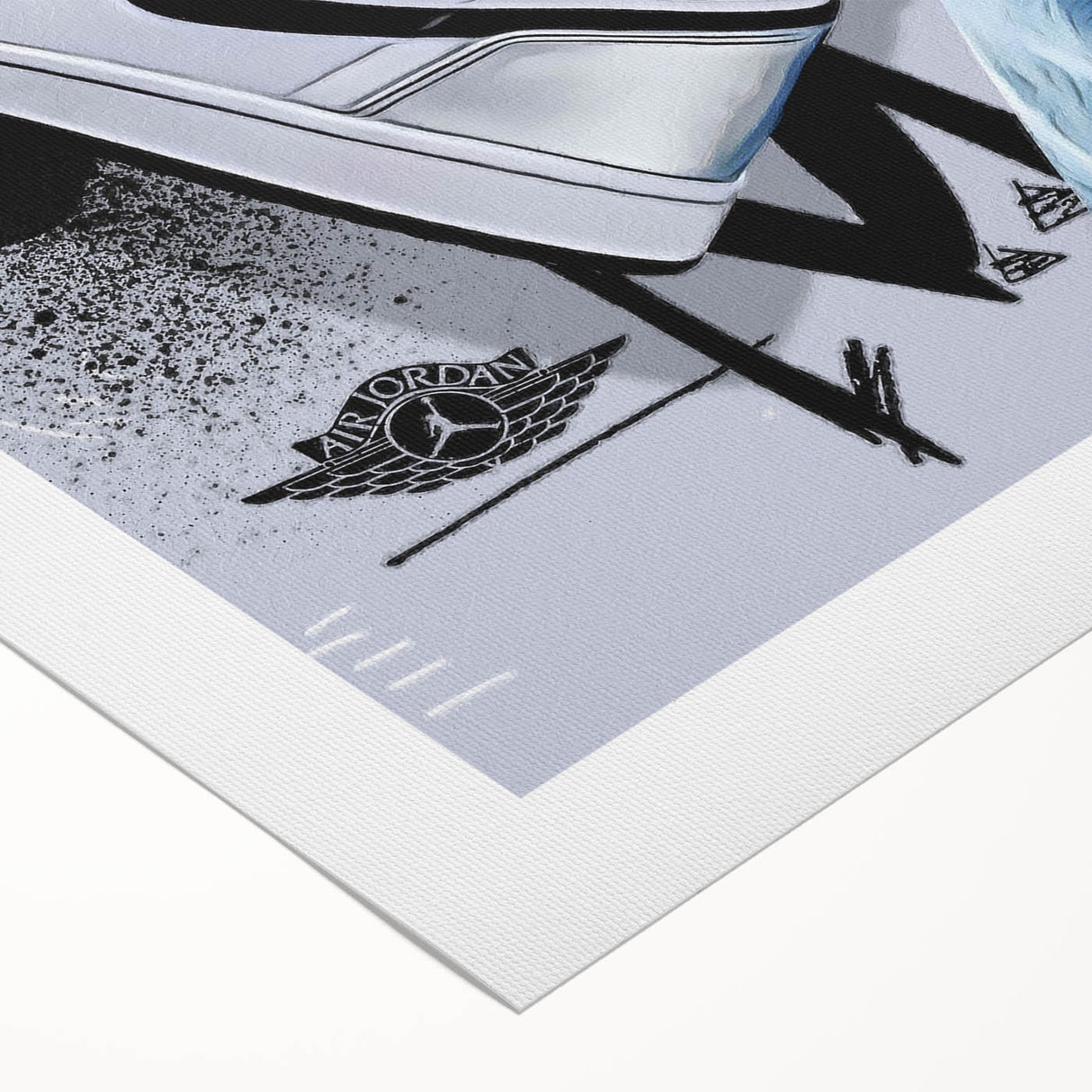 Monochrome Pop Art Wall Art - Black and White Canvas for Urban Décor