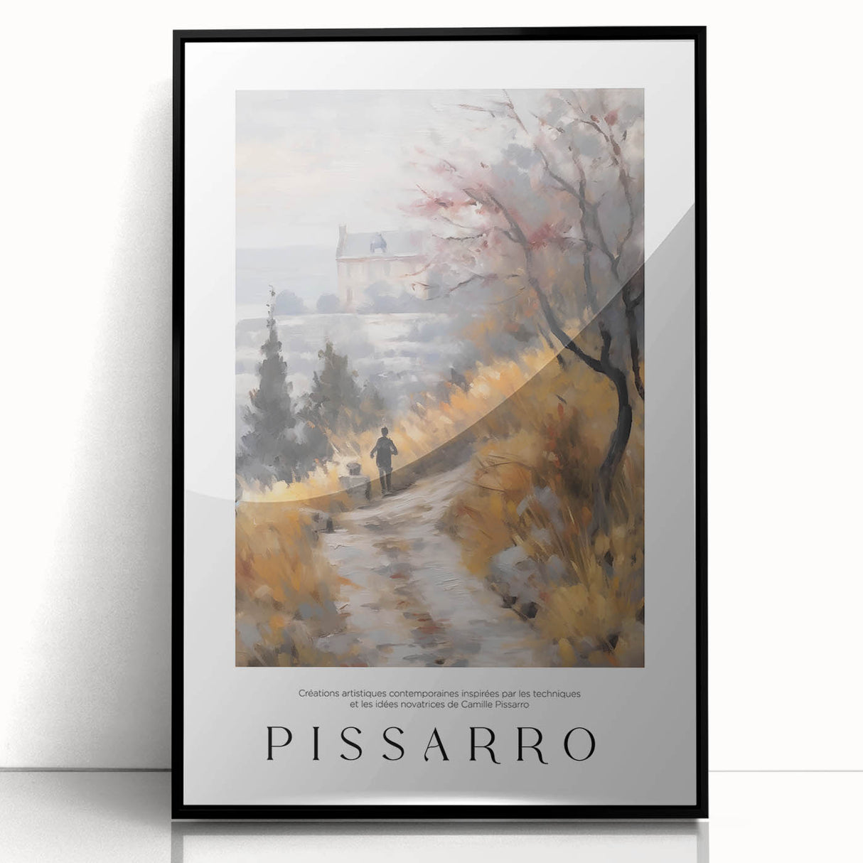Large abstract wall art in black and white tones, framed acrylic, ideal for modern art wall decor.
