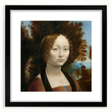 Ginevra de’ Benci by Leonardo da Vinci - Renaissance Art Print