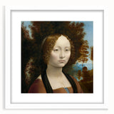 Ginevra de’ Benci by Leonardo da Vinci - Renaissance Art Print