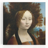 Ginevra de’ Benci by Leonardo da Vinci - Renaissance Art Print