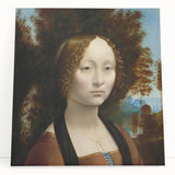 Ginevra de’ Benci by Leonardo da Vinci - Renaissance Art Print