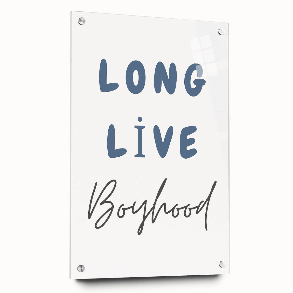 Long Live Boyhood – Boys Room Motivational Wall Art Print