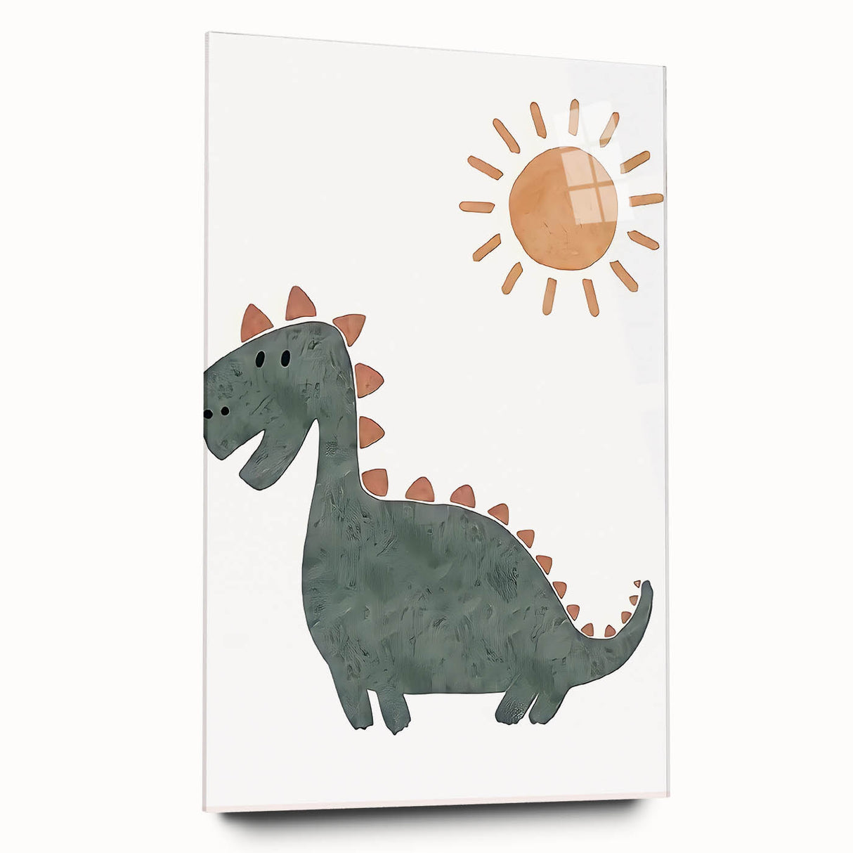 Dinosaur Nursery Wall Art - Stretched Canvas Baby Room Decor