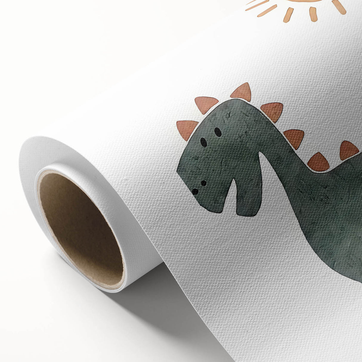 Dinosaur Nursery Wall Art - Stretched Canvas Baby Room Decor