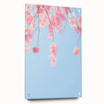 Large abstract wall art on acrylic glass depicting vibrant spring colors, ideal for bedroom or dining room decor.