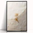 Large abstract wall art featuring mid-century modernist design in vibrant summer hues on a framed acrylic print.