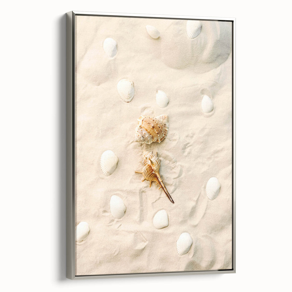 Framed canvas depicting a vintage summer landscape with vibrant colors on a black background, ideal for living room decor.