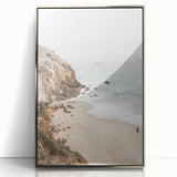 Mid-century modernist art on acrylic print featuring geometric shapes in muted colors, ideal for nursery wall art.