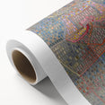 Modern Wall Art: Boy in Vibrant Mosaic-Inspired Fancy Dress
