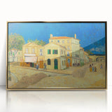 Impressionist Village Wall Art - The Yellow House by Van Gogh