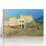 Impressionist Village Wall Art - The Yellow House by Van Gogh