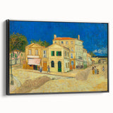 Impressionist Village Wall Art - The Yellow House by Van Gogh
