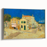 Impressionist Village Wall Art - The Yellow House by Van Gogh
