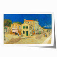 Impressionist Village Wall Art - The Yellow House by Van Gogh