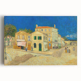 Impressionist Village Wall Art - The Yellow House by Van Gogh