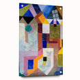Modern Wall Art: Abstract Colorful Architecture by Paul Klee