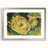 Impressionist Still Life Wall Art - Two Cut Sunflowers by Van Gogh