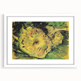 Impressionist Still Life Wall Art - Two Cut Sunflowers by Van Gogh