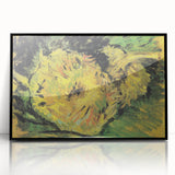 Impressionist Still Life Wall Art - Two Cut Sunflowers by Van Gogh