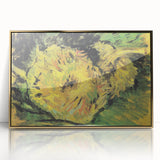 Impressionist Still Life Wall Art - Two Cut Sunflowers by Van Gogh