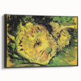 Impressionist Still Life Wall Art - Two Cut Sunflowers by Van Gogh