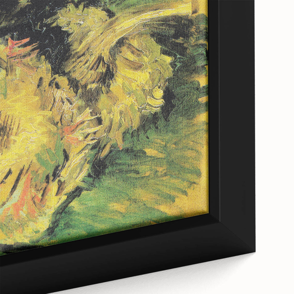 Impressionist Still Life Wall Art - Two Cut Sunflowers by Van Gogh