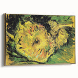 Impressionist Still Life Wall Art - Two Cut Sunflowers by Van Gogh