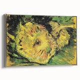 Impressionist Still Life Wall Art - Two Cut Sunflowers by Van Gogh