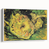 Impressionist Still Life Wall Art - Two Cut Sunflowers by Van Gogh