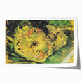 Impressionist Still Life Wall Art - Two Cut Sunflowers by Van Gogh