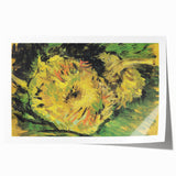 Impressionist Still Life Wall Art - Two Cut Sunflowers by Van Gogh