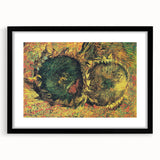 Impressionist Floral Wall Art - Two Cut Sunflowers by Van Gogh