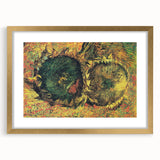 Impressionist Floral Wall Art - Two Cut Sunflowers by Van Gogh
